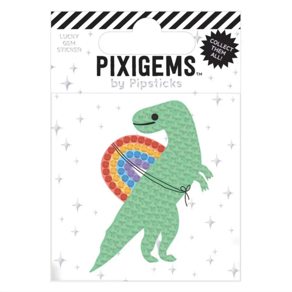 Pipsticks, Stickers, Art & School, Pixigem, Tiki the T-Rex, 873169